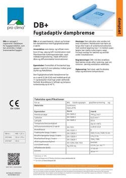 DB+ datablad