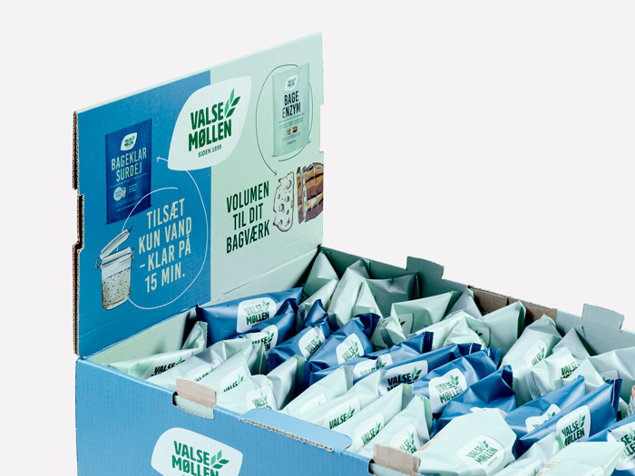 Valsemøllen borddisplay fra BetaPack