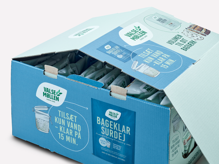 Valsemøllen borddisplay fra BetaPack