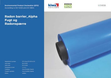 alpha fugt- og radonspærre EPD