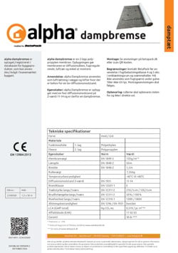 alpha dampbremse datablad