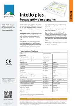 pro clima intello plus datablad