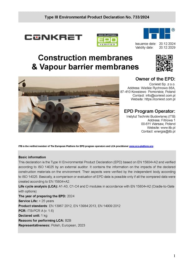 Bravo dampspærre EPD