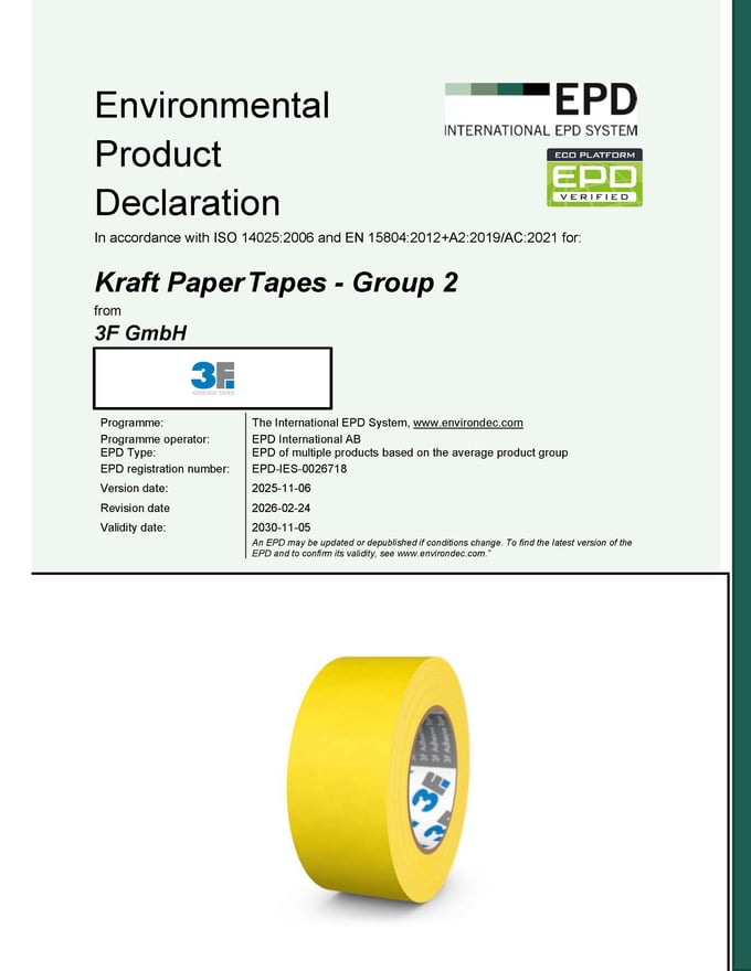 alpha Dampspærretape - Group 2 - EPD
