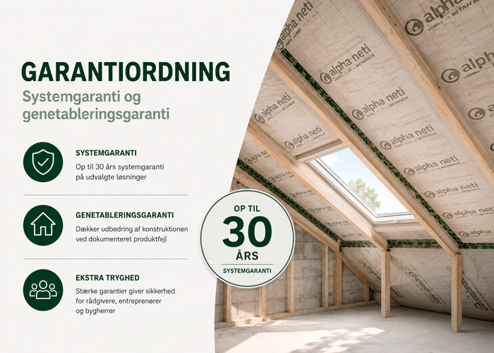 Systemgaranti med alpha produkter