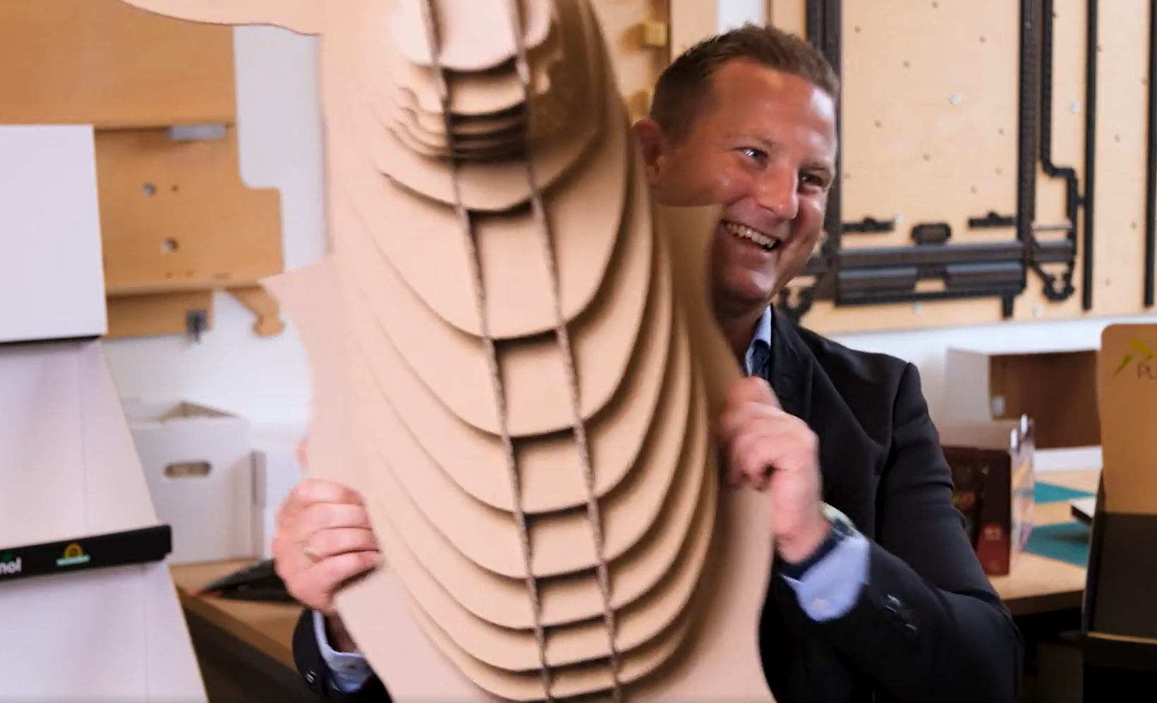 Jonas Krog Toft på slap line