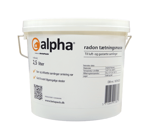 alpha Radon Tætningsmasse