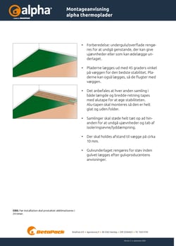 alpha thermoplader montageanvisning