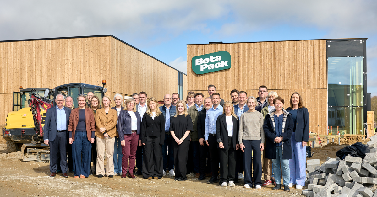 BetaPack samlet ved det nye domicil i Hørning