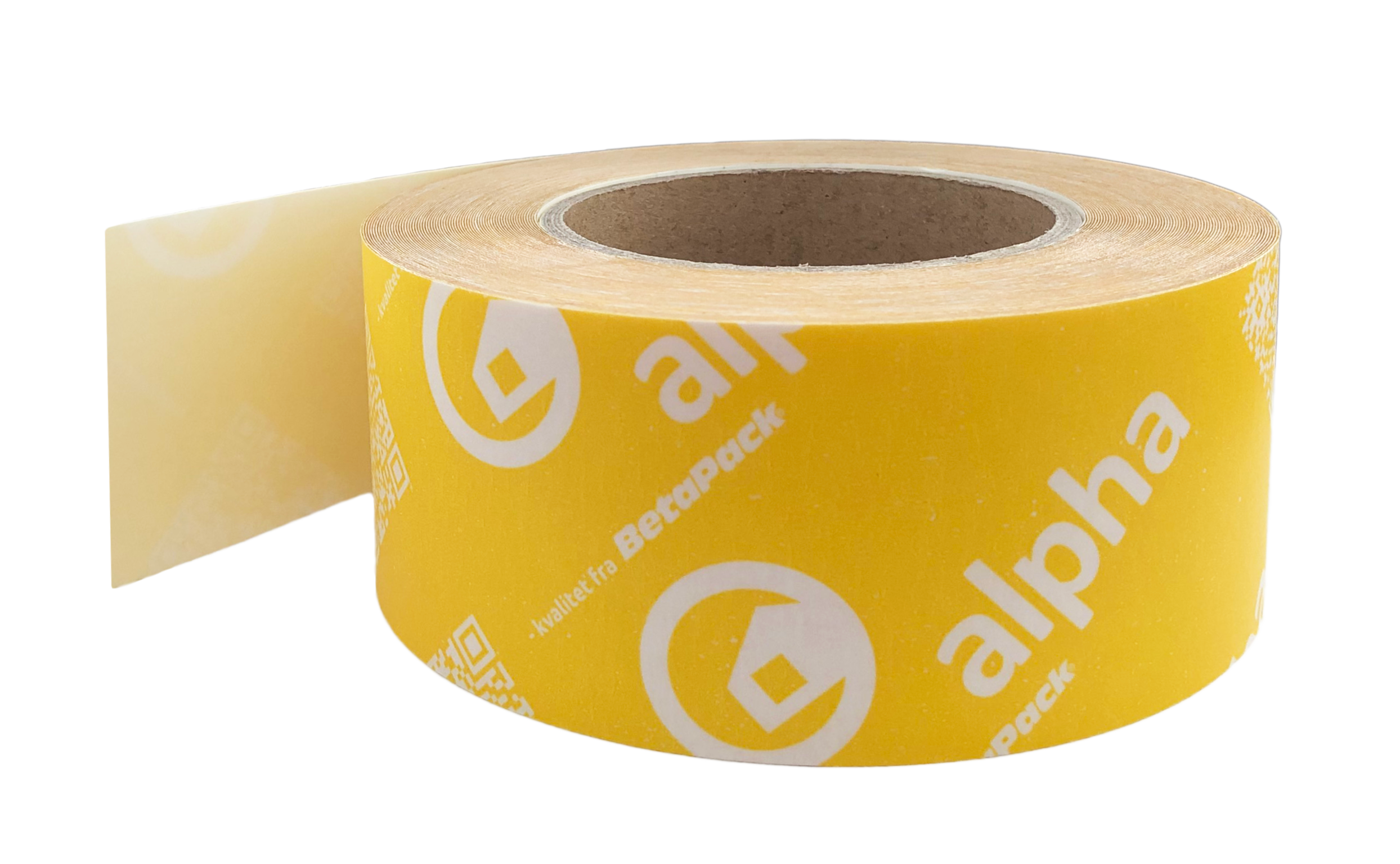 alpha gul dampspærretape til samlinger mellem dampspærrebaner 