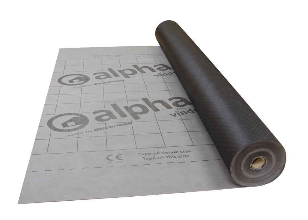 alpha pro vindspærre 3-lags polypropylen membran